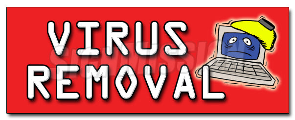 Virus Removal Decal