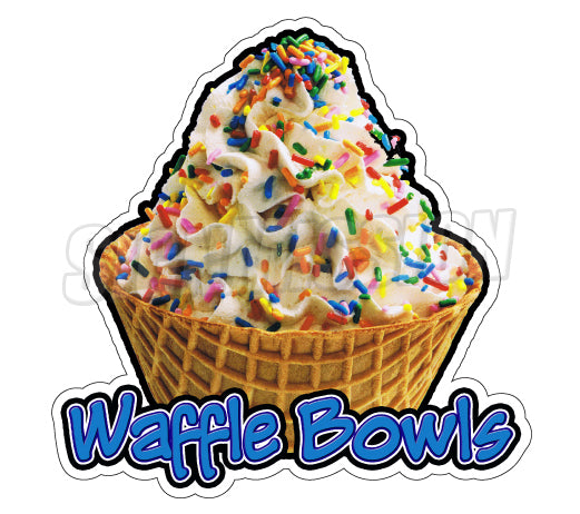 Waffle Bowls Decal