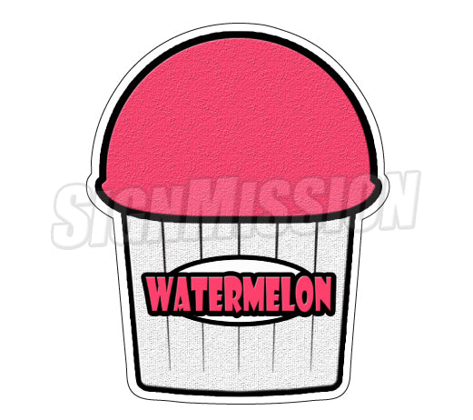 Watermelon Flavor Decal