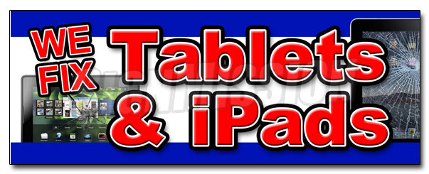 We Fix Tablets & Ipads Decal