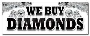 We Buy Diamonds Decal