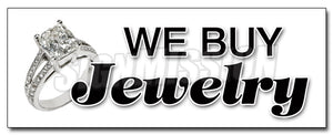 We Buy Jewelry Decal