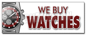 We Buy Watches Decal