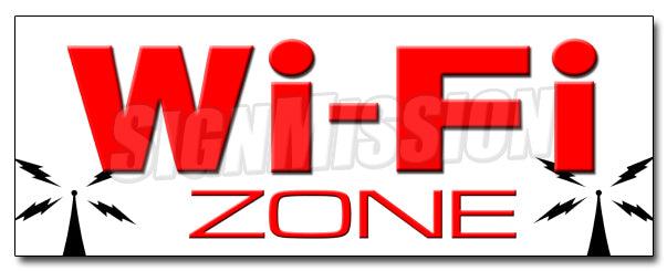 Wifi Zone Decal