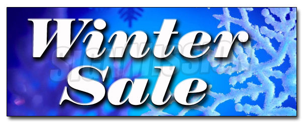 Winter Sale Decal