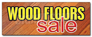 Wood Floors Sale Decal