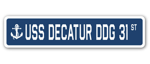 USS Decatur Ddg 31 Street Vinyl Decal Sticker