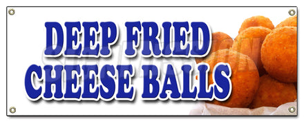 Deep Fried Cheese Balls Banner