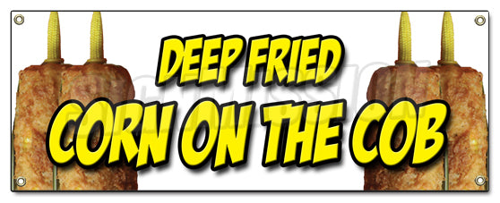 Deep Fried Corn On Cob Banner