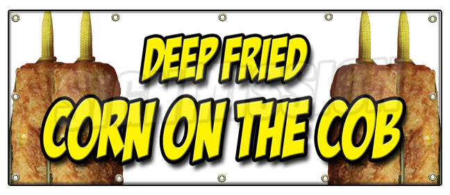 Deep Fried Corn On Cob Banner