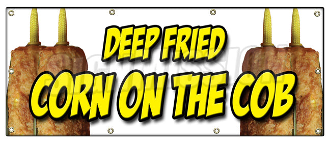 Deep Fried Corn On Cob Banner