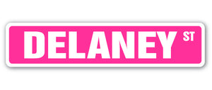 Delaney Street Vinyl Decal Sticker