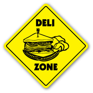 Deli Zone Vinyl Decal Sticker