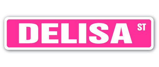 DELISA Street Sign