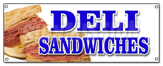 Deli Sandwiches Banner
