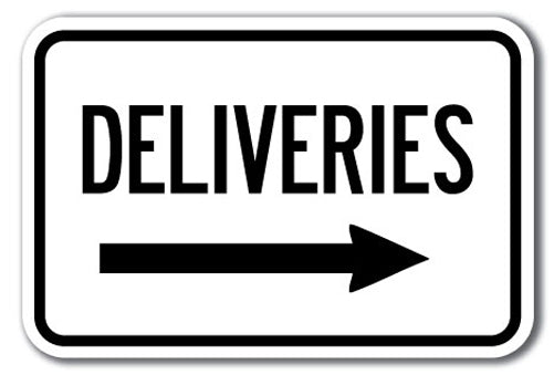 Deliveries with right arrow