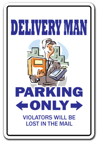 Delivery Man Vinyl Decal Sticker