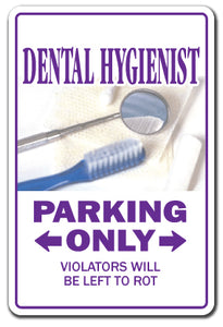 Dental Hygienist Vinyl Decal Sticker