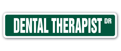Dental Therapist Street Vinyl Decal Sticker