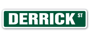 DERRICK Street Sign