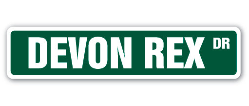 DEVON REX Street Sign
