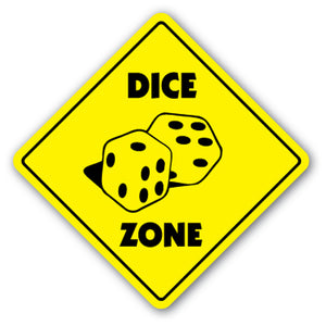 Dice Zone Vinyl Decal Sticker