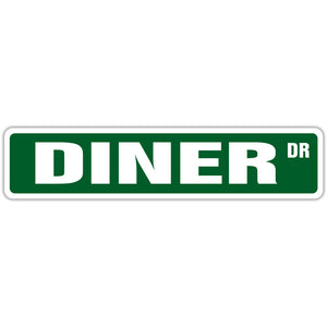 Diner Street Vinyl Decal Sticker