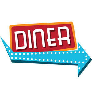 Diner Die Cut Decal