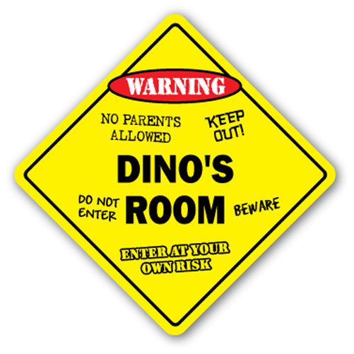 Dino's Room Vinyl Decal Sticker