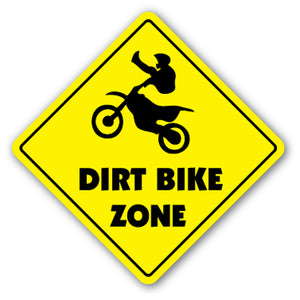 Dirt Bike Zone Vinyl Decal Sticker