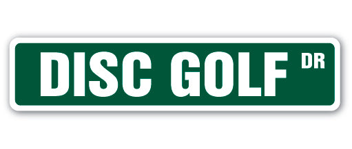 Disc Golf Street Vinyl Decal Sticker