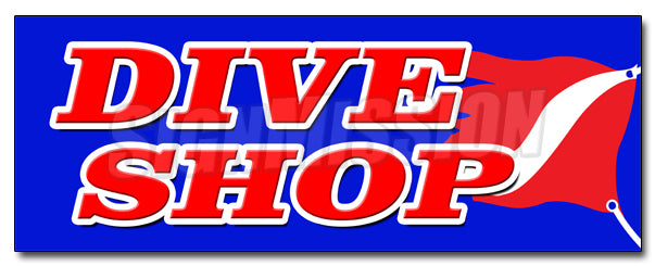 Dive Shop Decal
