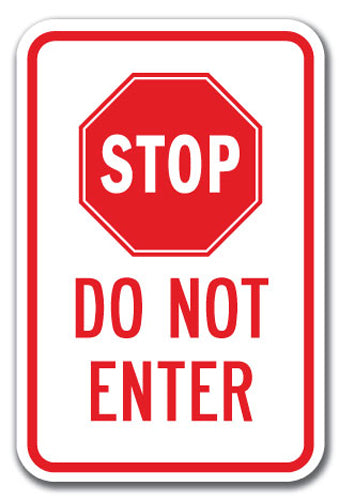 Stop Do Not Enter