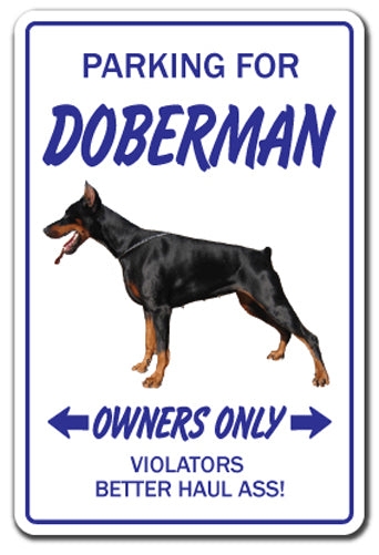 Doberman Vinyl Decal Sticker