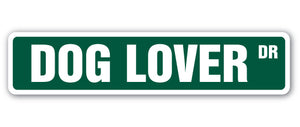 Dog Lover Street Vinyl Decal Sticker