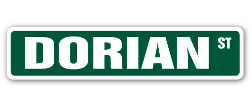 DORIAN Street Sign