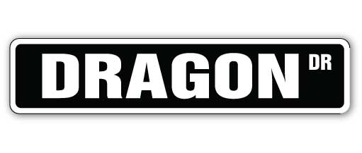 Dragon Street Vinyl Decal Sticker