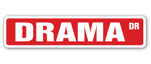 Drama Street Vinyl Decal Sticker