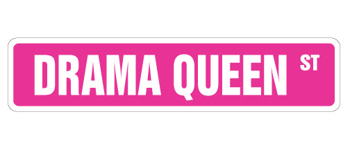 Drama Queen Street Vinyl Decal Sticker