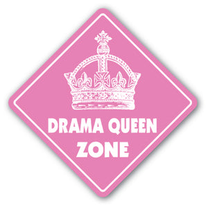 Drama Queen Zone Vinyl Decal Sticker