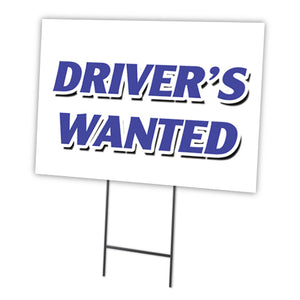 DRIVERS WANTED