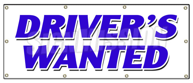 Drivers Wanted Banner
