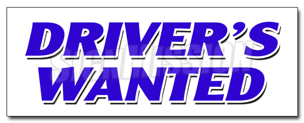 Drivers Wanted Decal