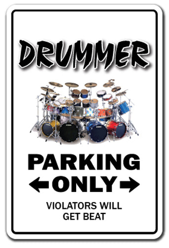 Drummer Street Vinyl Decal Sticker