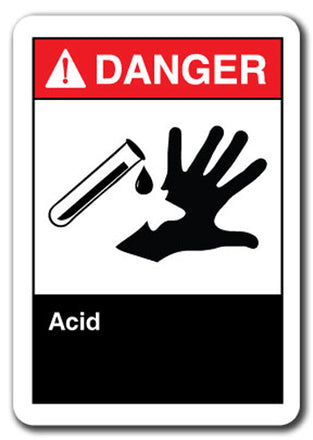 Danger  Sign - Acid