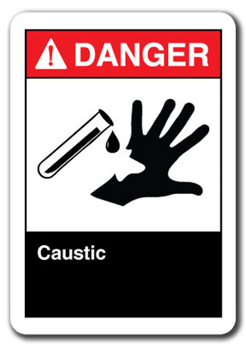 Danger  Sign - Caustic