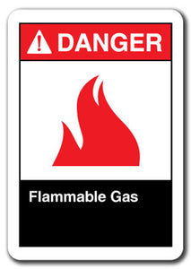 Danger Sign - Flammable Gas