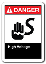 Danger Sign - High Voltage