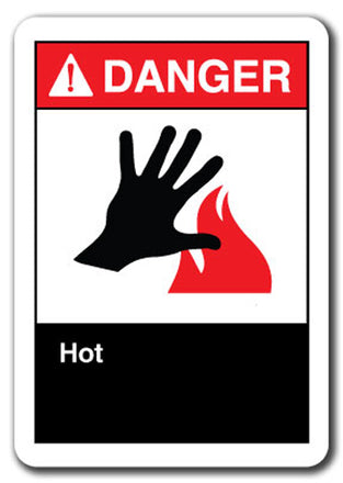 Danger Sign - Hot