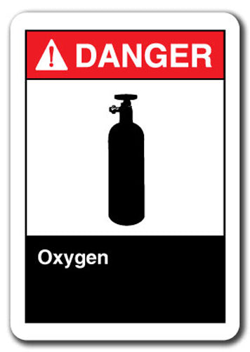 Danger Sign - Oxygen
